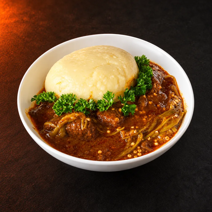 Fufu with stew, Friday special