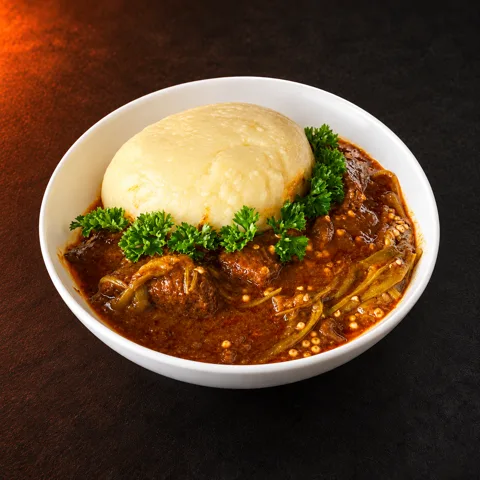 Fufu with stew, Friday special