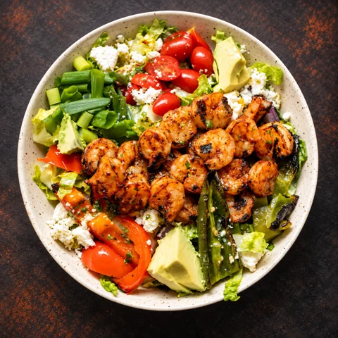 Grilled Shrimp Salad